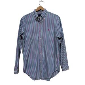 Ralph Lauren Classic Fit Button-Down Shirt Men’s Size 15.5 32/33 Multi-Stripe